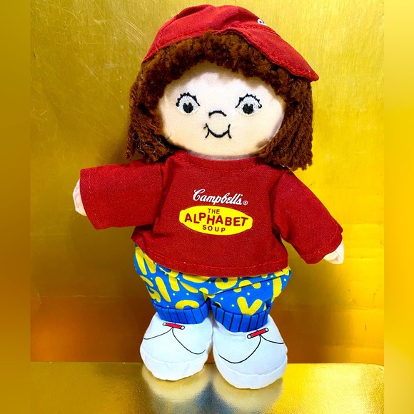 CAMPBELLS SOUP VTG 1997 CAMPBELL KIDS CLUBHOUSE TIN THE TIN BOX CO & CLOTH DOLL - Picture 2 of 16